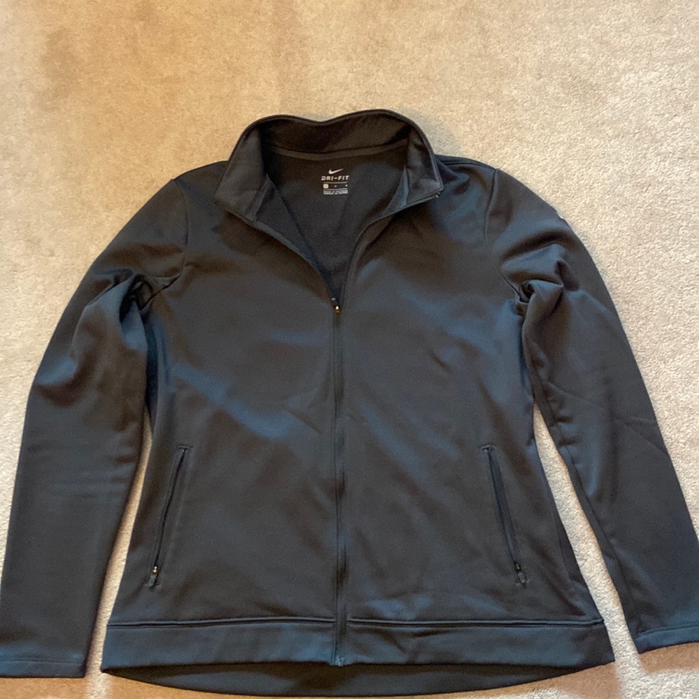 Nike dry-fit zip up jacket sz L